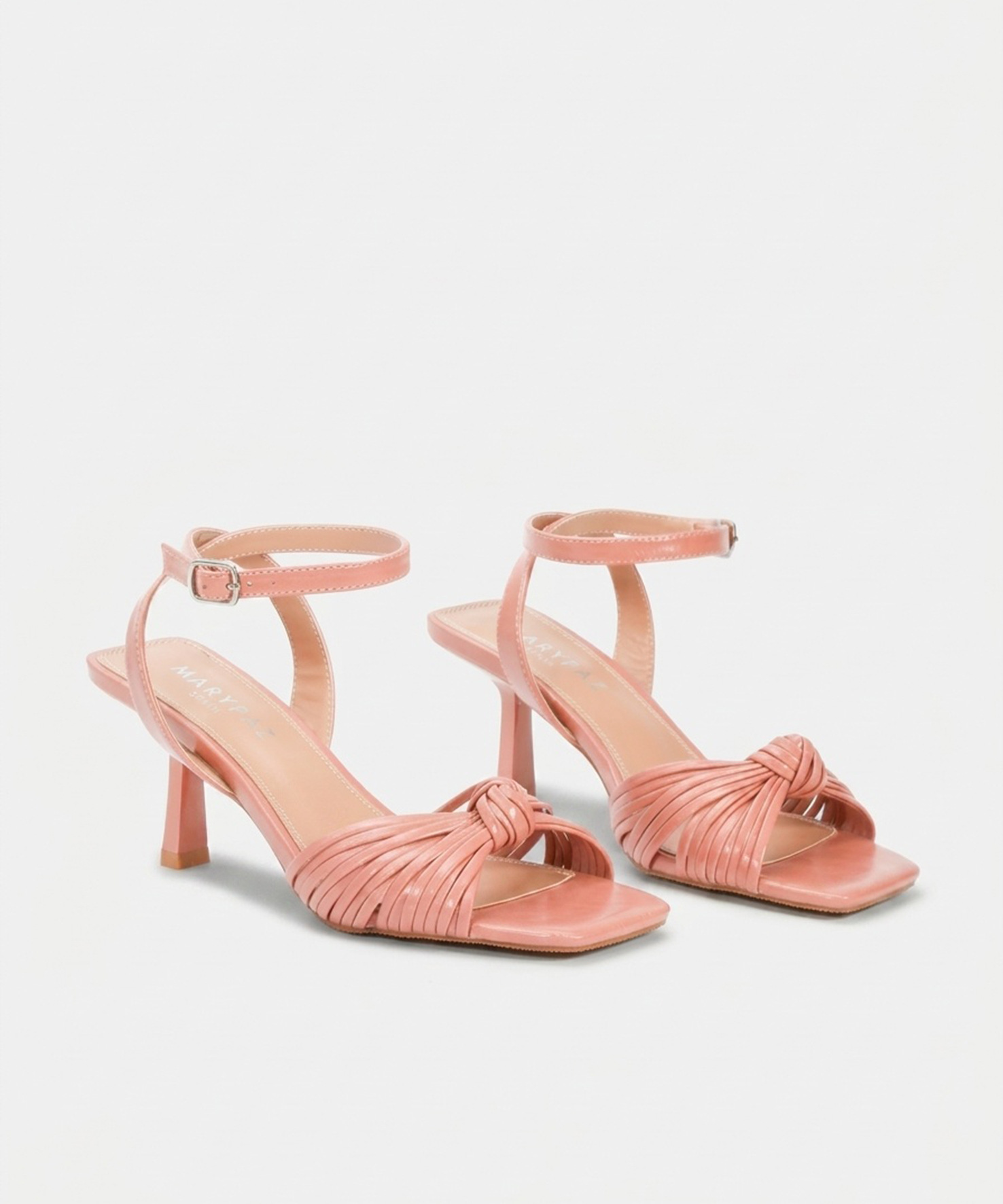 Sandalia tac&oacute;n fino nudo image number null